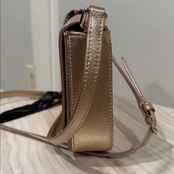Kate Spade Bag Laurel Way Rose Gold Crossbody - Picture 5 of 17